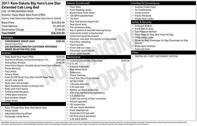 ram dakota 2011 1D7RE3BK0BS619669 image ram dakota 2011 1D7RE3BK0BS619669 image