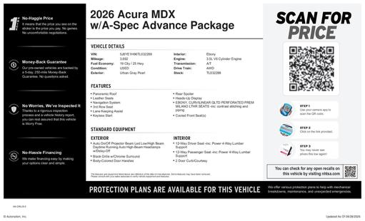 acura mdx 2026 5J8YE1H96TL032288 image acura mdx 2026 5J8YE1H96TL032288 image
