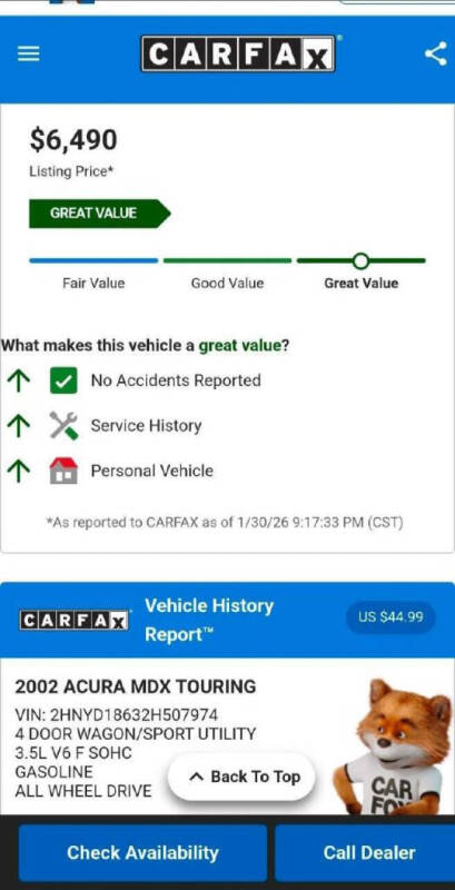 acura mdx 2002 2HNYD18632H507974 image acura mdx 2002 2HNYD18632H507974 image
