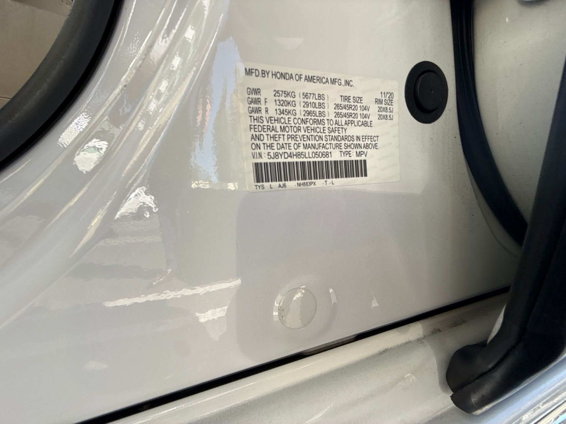 acura mdx 2020 5J8YD4H85LL050681 image acura mdx 2020 5J8YD4H85LL050681 image