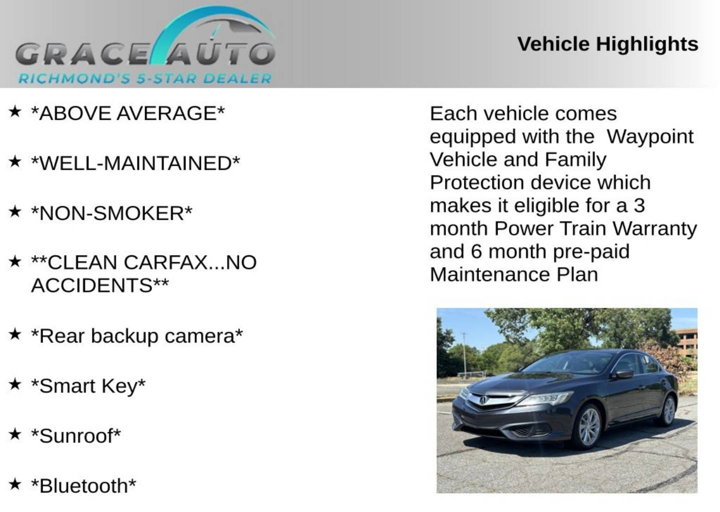 acura ilx 2016 19UDE2F38GA023953 image acura ilx 2016 19UDE2F38GA023953 image