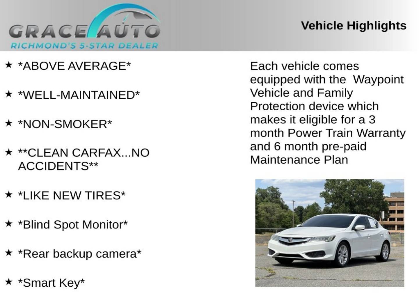 acura ilx 2016 19UDE2F38GA023094 image acura ilx 2016 19UDE2F38GA023094 image