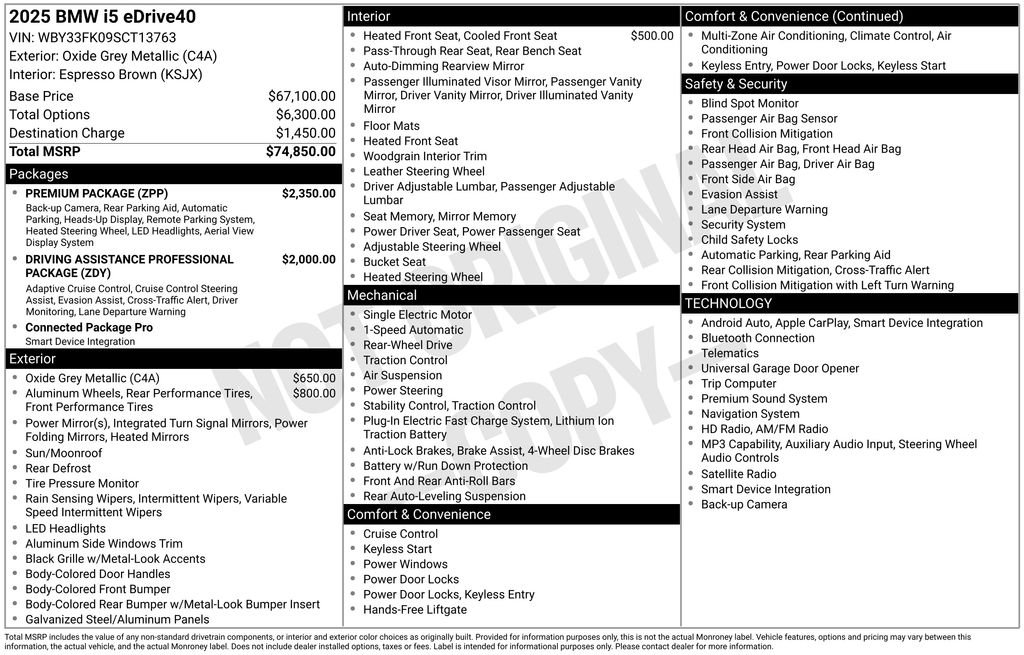 bmw i5 2025 WBY33FK09SCT13763 image bmw i5 2025 WBY33FK09SCT13763 image