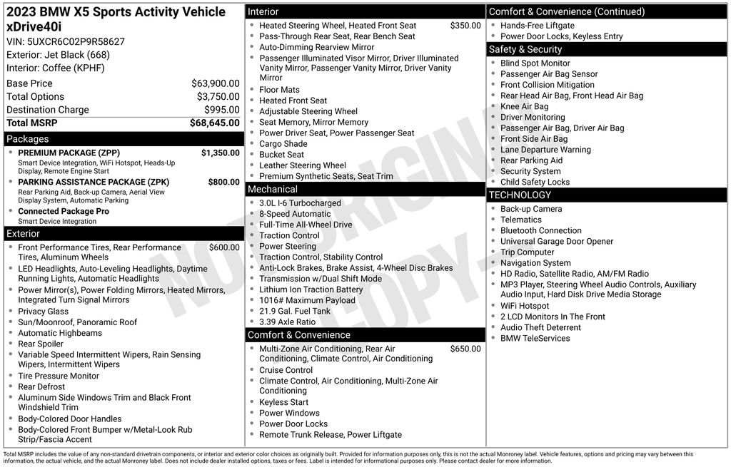 bmw x5 2023 5UXCR6C02P9R58627 image bmw x5 2023 5UXCR6C02P9R58627 image