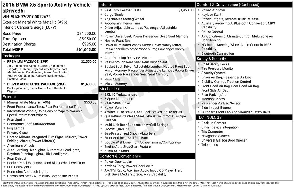 bmw x5 2016 5UXKR2C51G0R72622 image bmw x5 2016 5UXKR2C51G0R72622 image