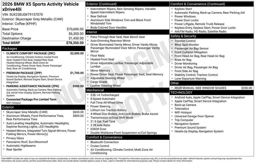 bmw x5 2026 5UX23EU06T9157070 image bmw x5 2026 5UX23EU06T9157070 image