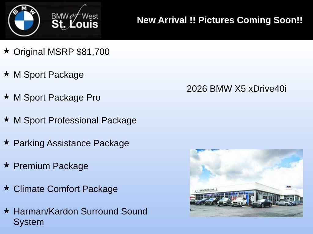 bmw x5 2026 5UX23EU03T9126892 image bmw x5 2026 5UX23EU03T9126892 image