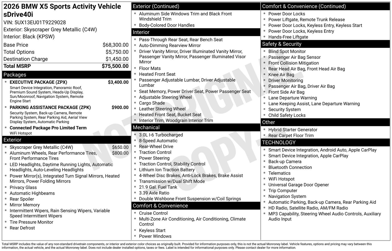 bmw x5 2026 5UX13EU01T9229028 image bmw x5 2026 5UX13EU01T9229028 image
