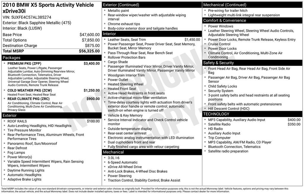 bmw x5 2010 5UXFE4C57AL385274 image bmw x5 2010 5UXFE4C57AL385274 image