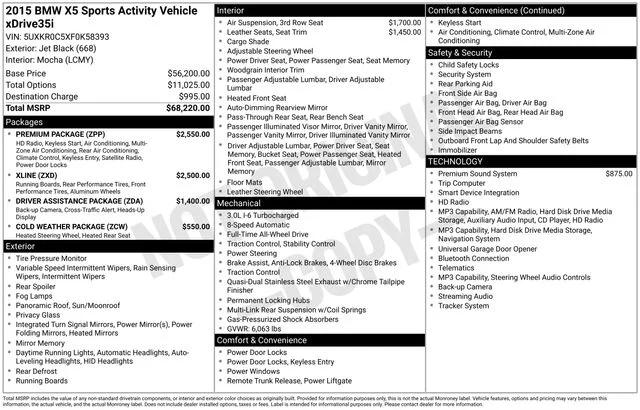 bmw x5 2015 5UXKR0C5XF0K58393 image bmw x5 2015 5UXKR0C5XF0K58393 image