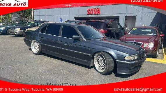 BMW 740I 2001 WBAGH83401DP20569 image
