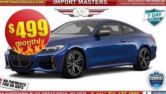 BMW 430I 2022 WBA23AT01NCJ33676 image
