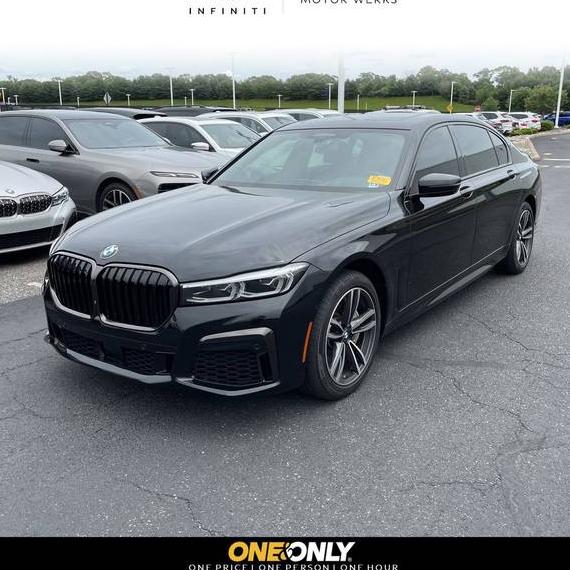 BMW 750I 2021 WBA7U2C01MCF42352 image