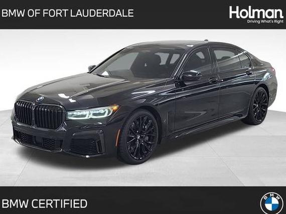 BMW 750LI 2022 WBA7U2C00NCG81017 image