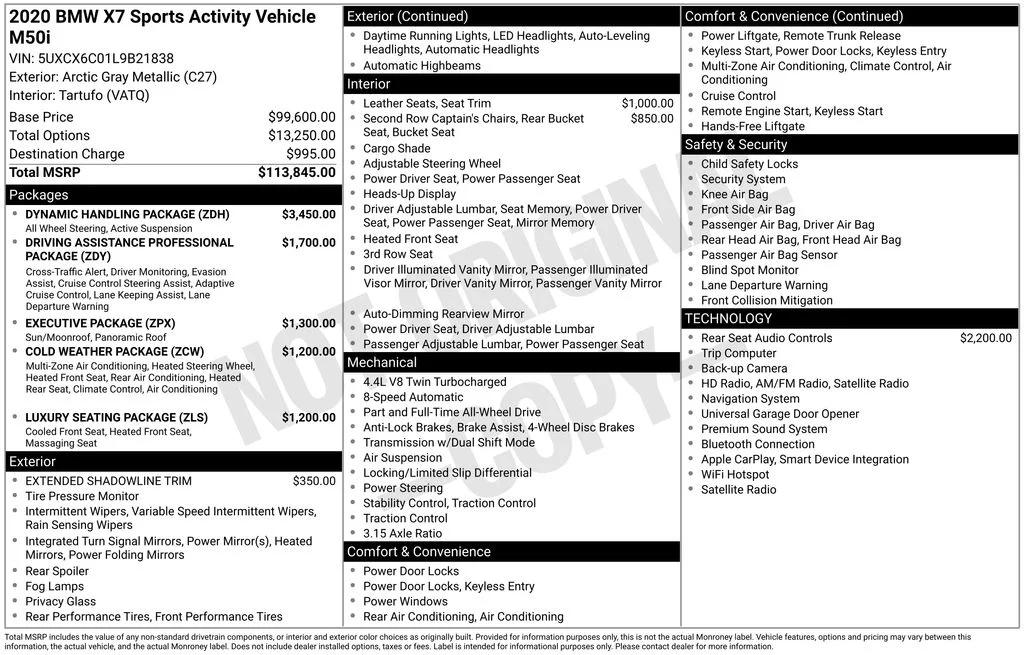 bmw x7 2020 5UXCX6C01L9B21838 image bmw x7 2020 5UXCX6C01L9B21838 image