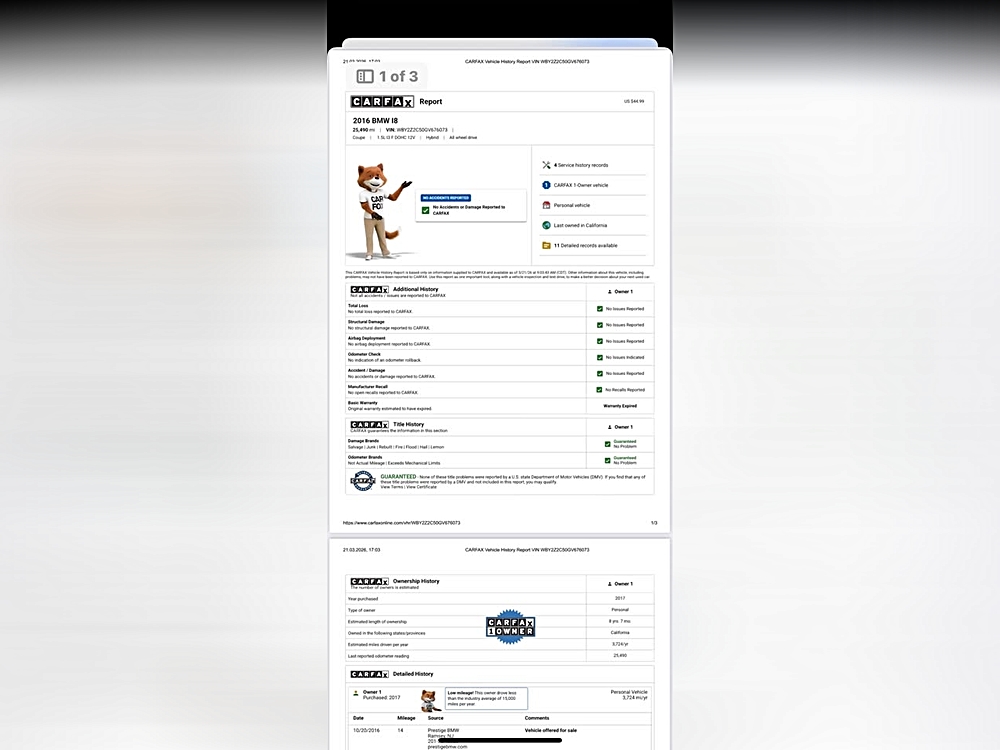 bmw i8 2016 WBY2Z2C50GV676073 image