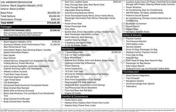 BMW M3 2017 WBS8M9C58H5G42348 image BMW M3 2017 WBS8M9C58H5G42348 image