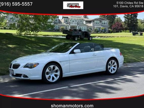 BMW 650I 2007 WBAEK13507CN81972 image