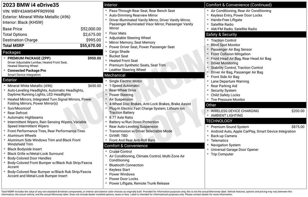 bmw i4 2023 WBY43AW04PFR09998 image bmw i4 2023 WBY43AW04PFR09998 image