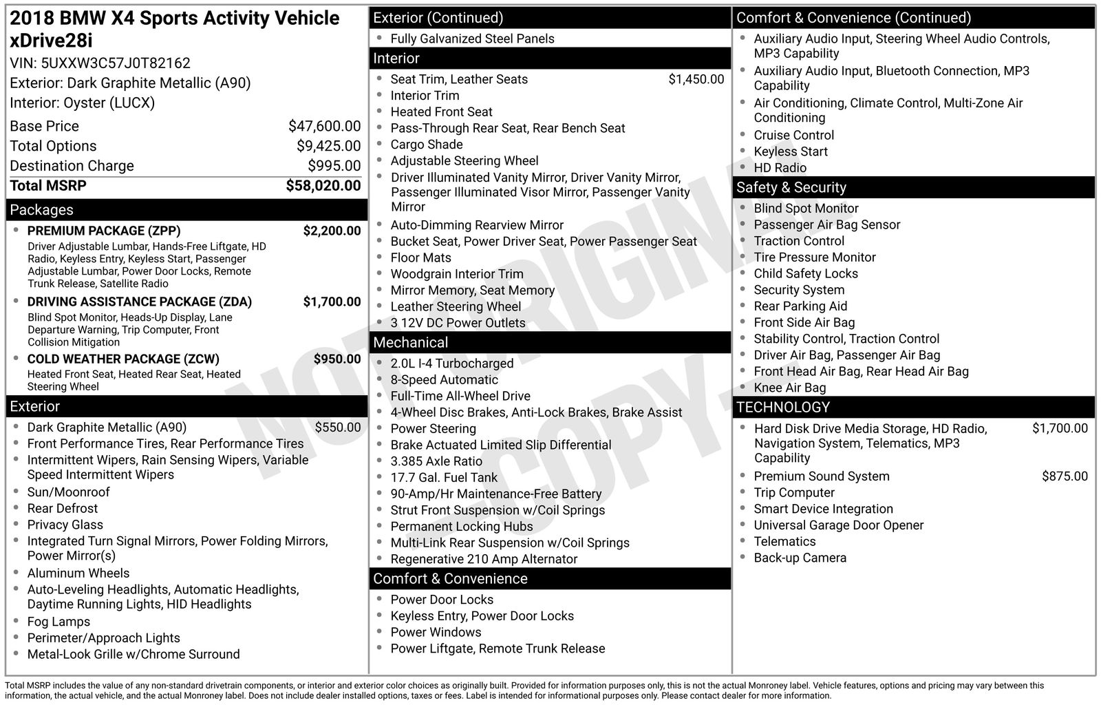 bmw x4 2018 5UXXW3C57J0T82162 image bmw x4 2018 5UXXW3C57J0T82162 image