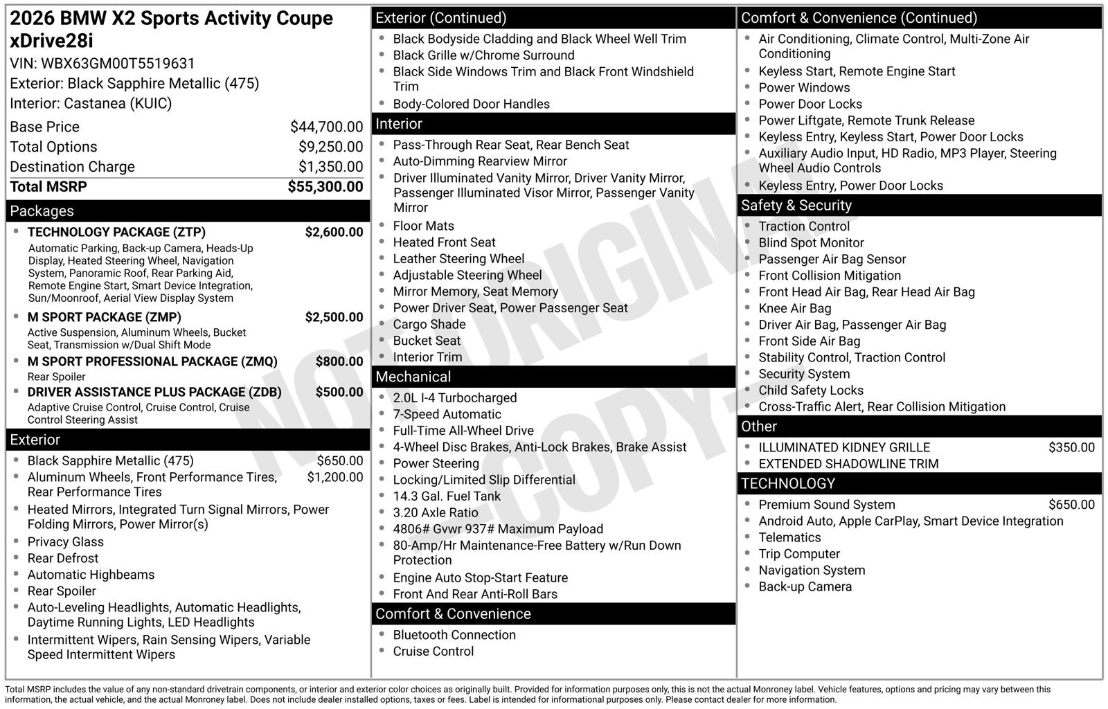 bmw x2 2026 WBX63GM00T5519631 image bmw x2 2026 WBX63GM00T5519631 image