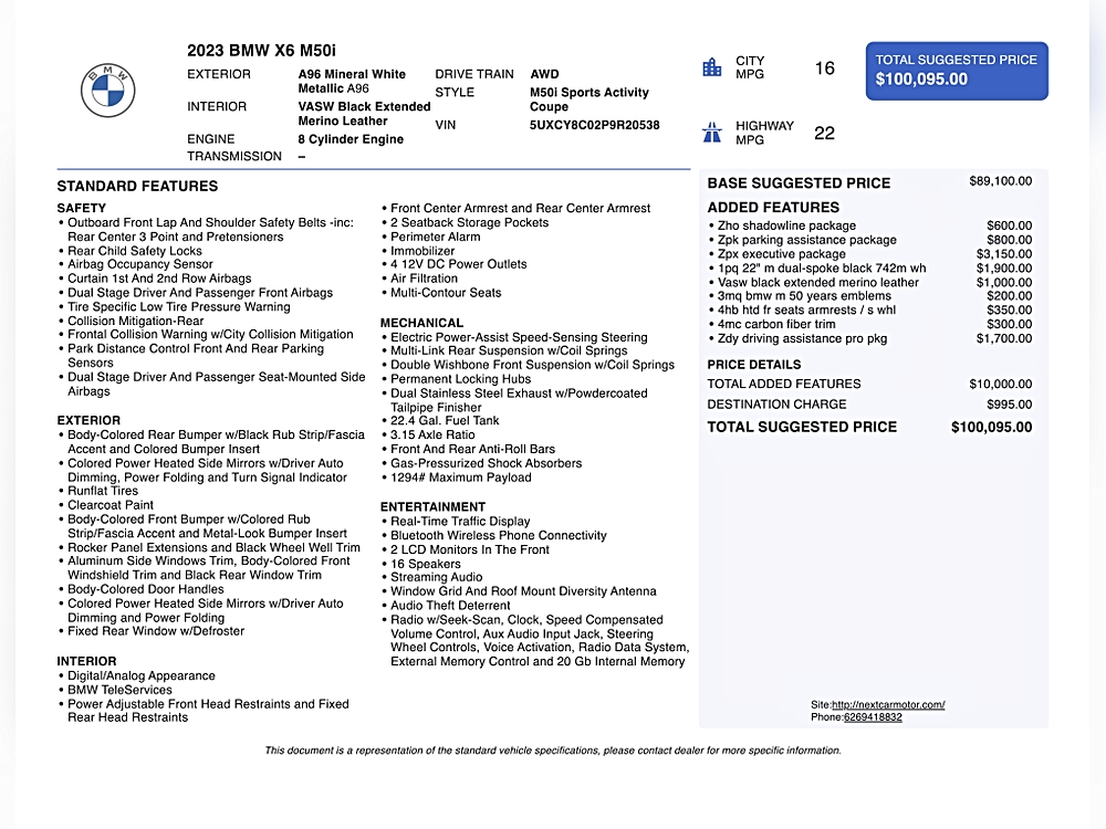 bmw x6 2023 5UXCY8C02P9R20538 image bmw x6 2023 5UXCY8C02P9R20538 image