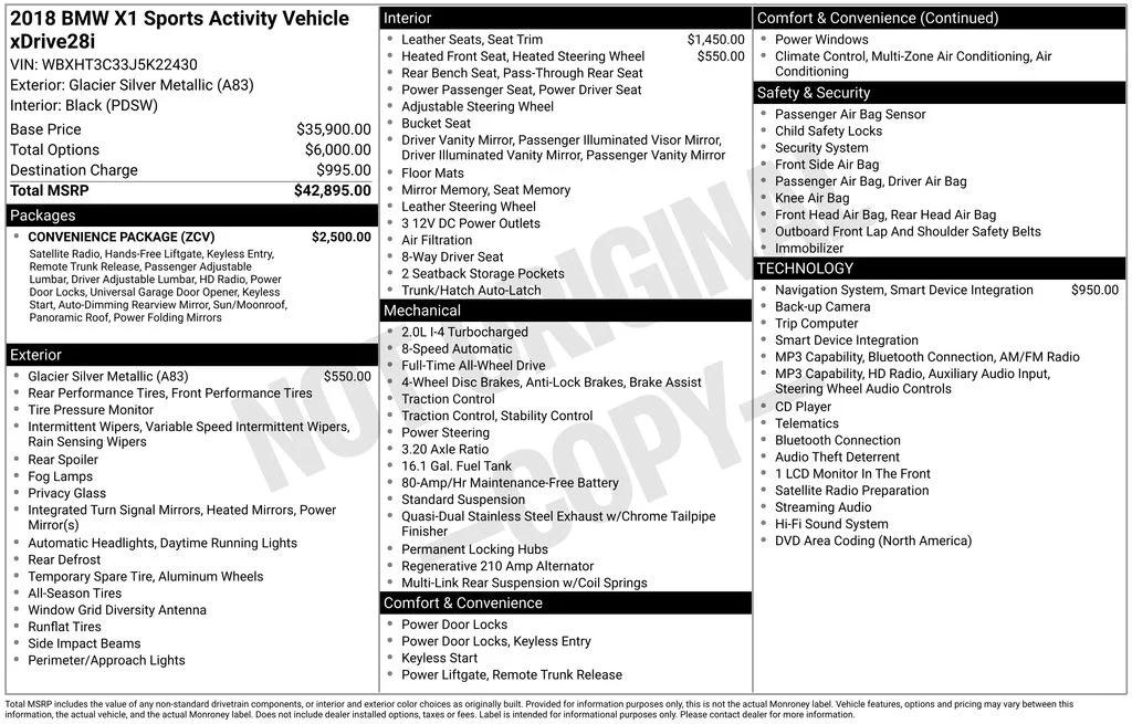 bmw x1 2018 WBXHT3C33J5K22430 image bmw x1 2018 WBXHT3C33J5K22430 image