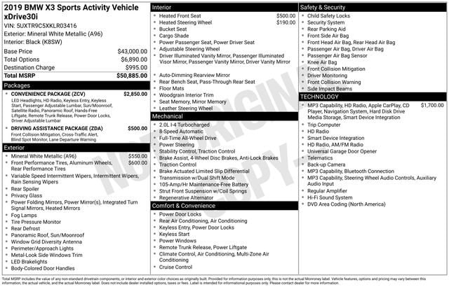 bmw x3 2019 5UXTR9C5XKLR03416 image bmw x3 2019 5UXTR9C5XKLR03416 image