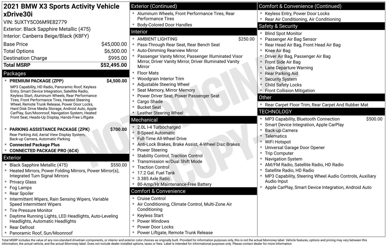 bmw x3 2021 5UXTY5C06M9E82779 image bmw x3 2021 5UXTY5C06M9E82779 image