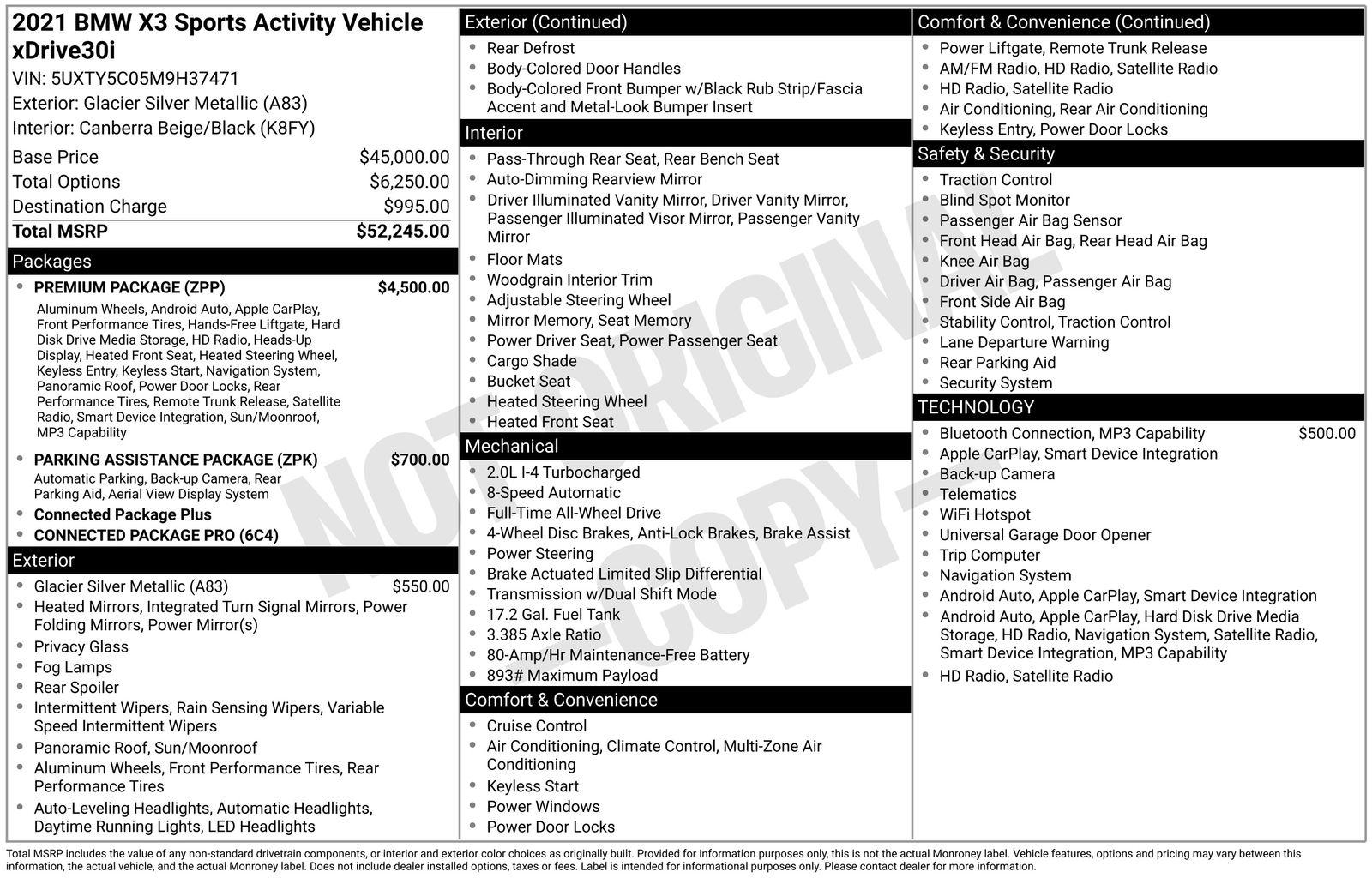 bmw x3 2021 5UXTY5C05M9H37471 image bmw x3 2021 5UXTY5C05M9H37471 image