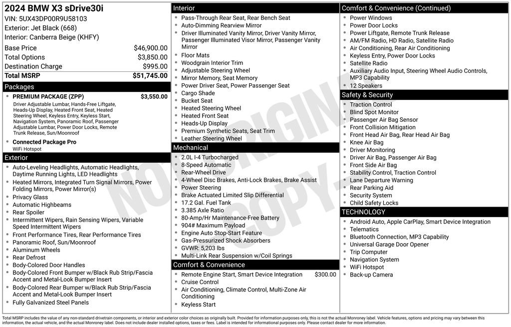 bmw x3 2024 5UX43DP00R9U58103 image bmw x3 2024 5UX43DP00R9U58103 image