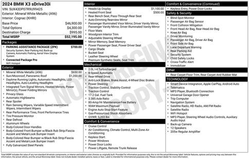 bmw x3 2024 5UX43DP07R9U99425 image bmw x3 2024 5UX43DP07R9U99425 image
