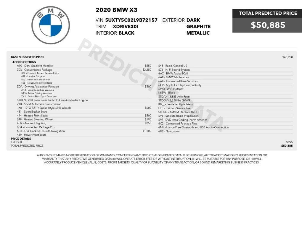 bmw x3 2020 5UXTY5C02L9B72157 image bmw x3 2020 5UXTY5C02L9B72157 image