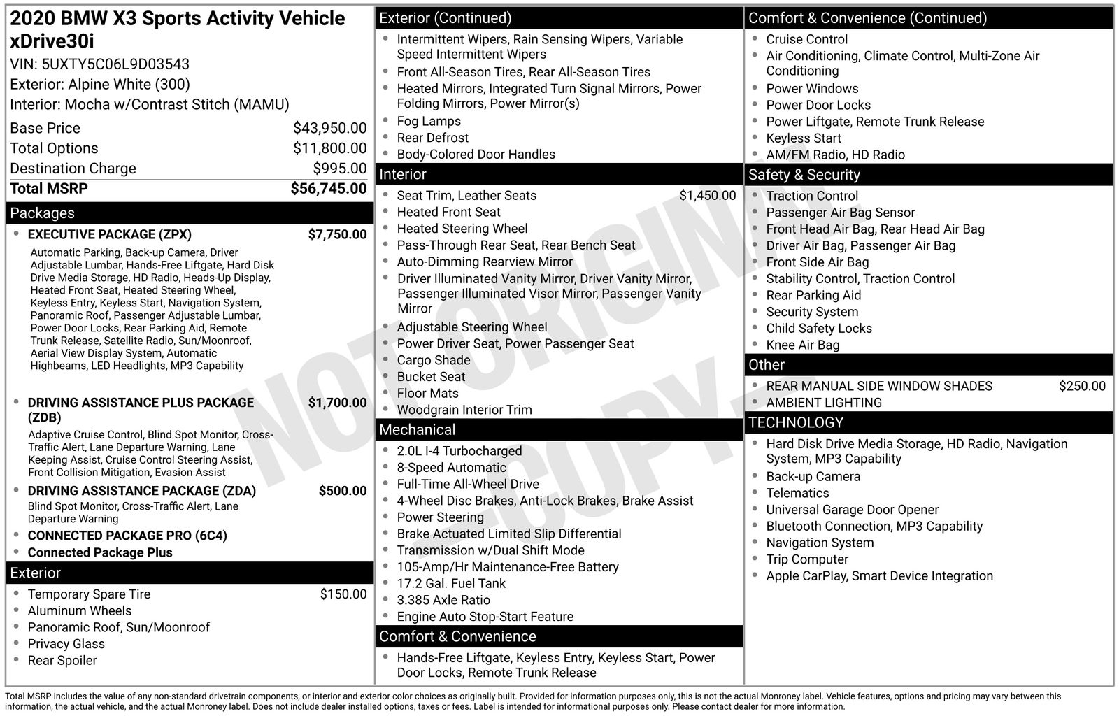 bmw x3 2020 5UXTY5C06L9D03543 image bmw x3 2020 5UXTY5C06L9D03543 image