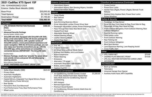 cadillac xt5 2021 1GYKNGRS3MZ212524 image cadillac xt5 2021 1GYKNGRS3MZ212524 image