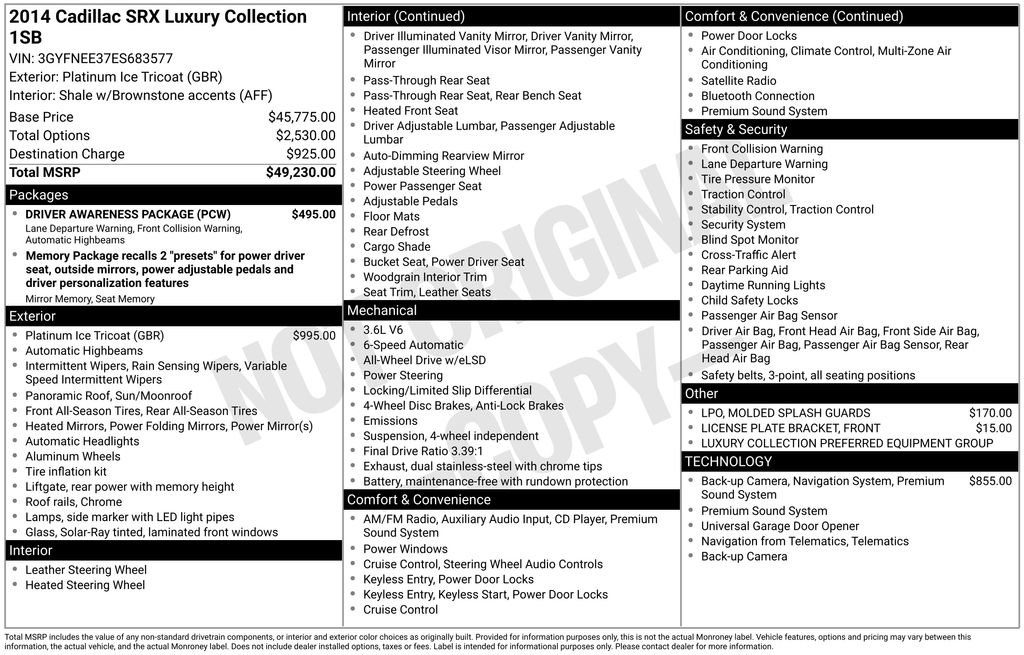 cadillac srx 2014 3GYFNEE37ES683577 image cadillac srx 2014 3GYFNEE37ES683577 image