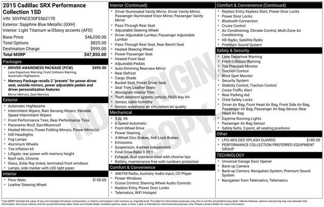 cadillac srx 2015 3GYFNCE30FS562170 image cadillac srx 2015 3GYFNCE30FS562170 image