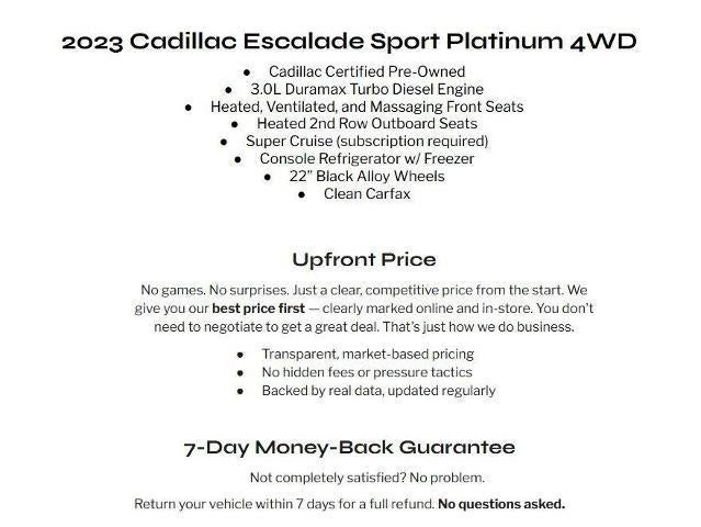 cadillac escalade 2023 1GYS4GKT1PR472706 image cadillac escalade 2023 1GYS4GKT1PR472706 image