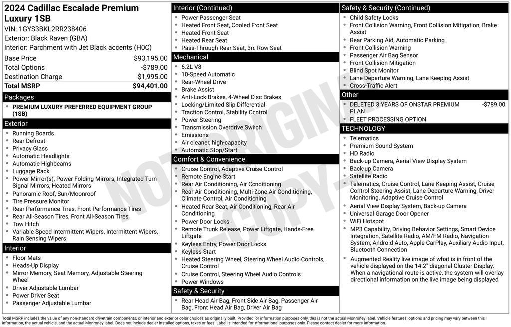 cadillac escalade 2024 1GYS3BKL2RR238406 image cadillac escalade 2024 1GYS3BKL2RR238406 image