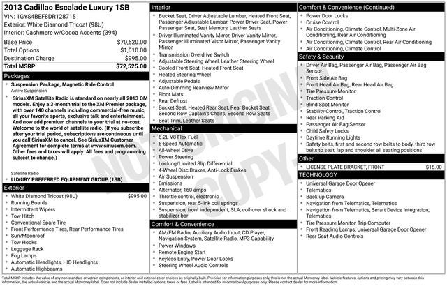 cadillac escalade 2013 1GYS4BEF8DR128715 image cadillac escalade 2013 1GYS4BEF8DR128715 image