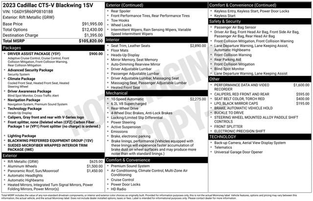 cadillac ct5 2023 1G6DY5R60P0810188 image cadillac ct5 2023 1G6DY5R60P0810188 image