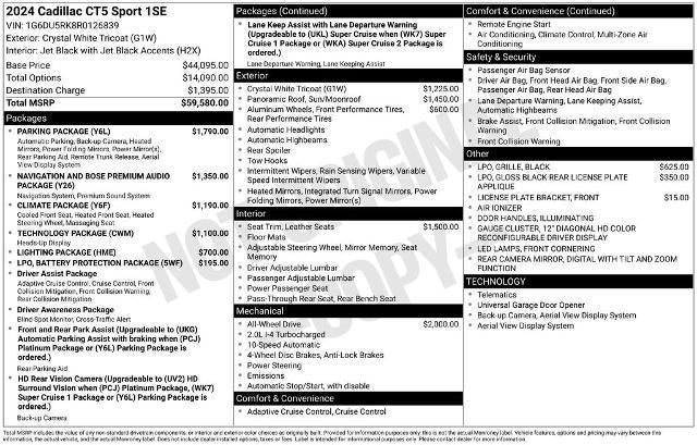 cadillac ct5 2024 1G6DU5RK8R0126839 image cadillac ct5 2024 1G6DU5RK8R0126839 image