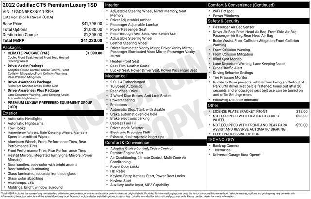 cadillac ct5 2022 1G6DN5RK3N0119398 image cadillac ct5 2022 1G6DN5RK3N0119398 image