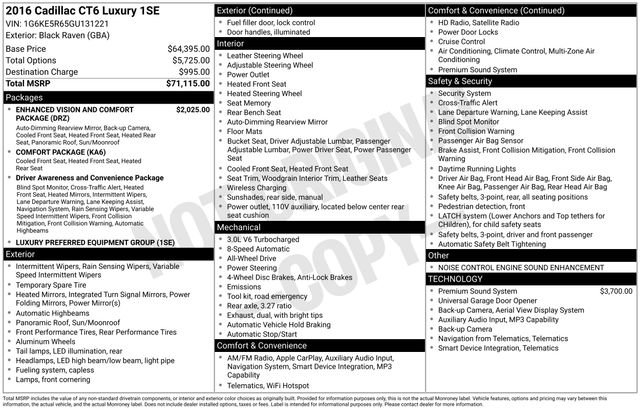 cadillac ct6 2016 1G6KE5R65GU131221 image cadillac ct6 2016 1G6KE5R65GU131221 image