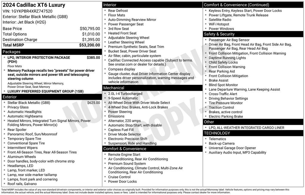 cadillac xt6 2024 1GYKPBR4XRZ747520 image cadillac xt6 2024 1GYKPBR4XRZ747520 image